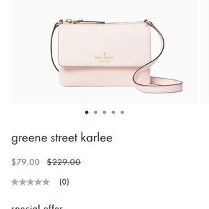Kate Spade greene street karlee in peach puff